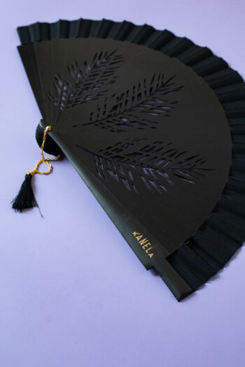 Abanico Palm Negro 2